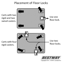 FL-8 | Floor Lock, 9-1/2" Locked Height